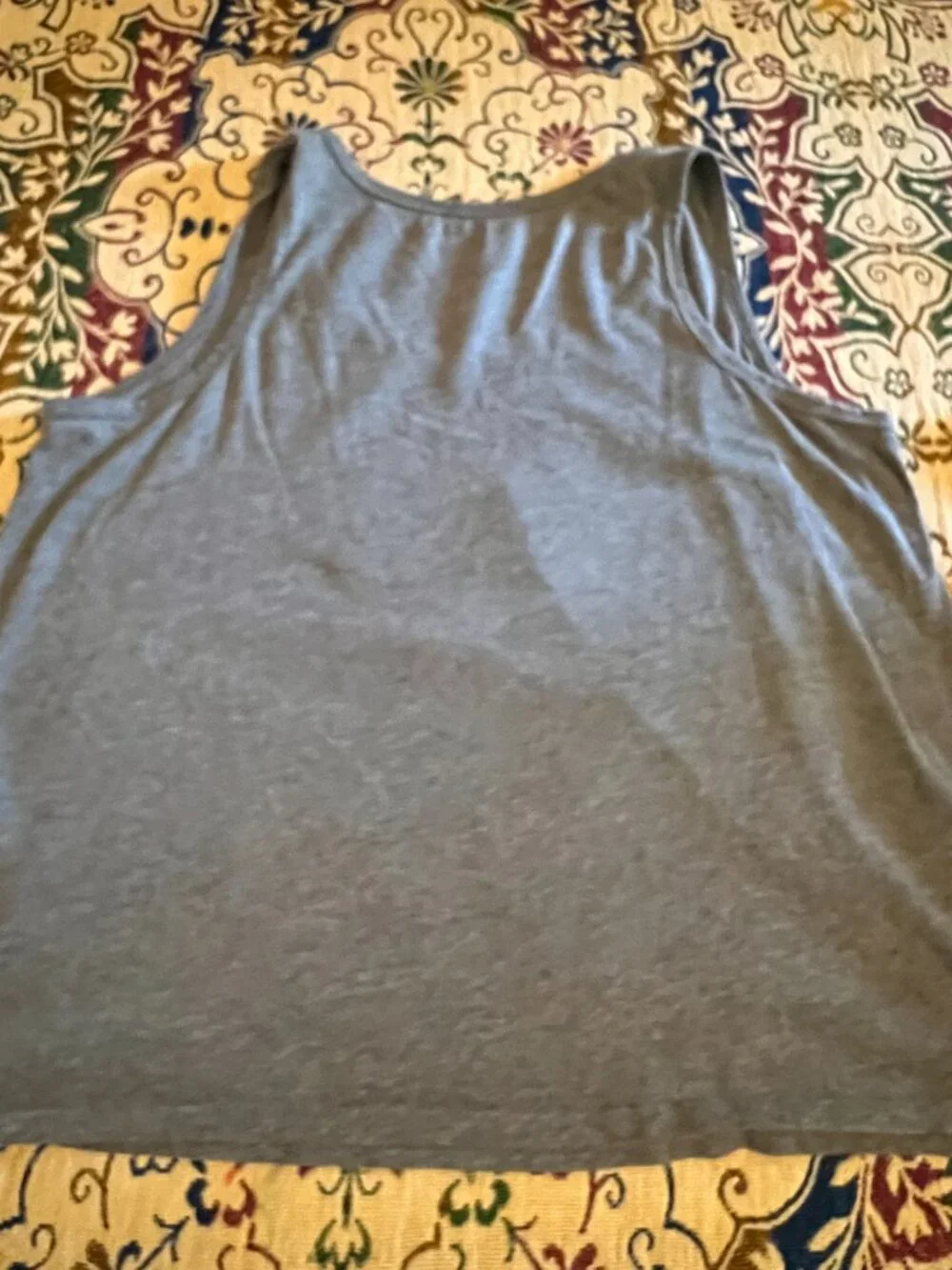 Bobbie Brooks Gray Love America Heart Tank 1X 4th of July ♥️ - Picture 6 of 6